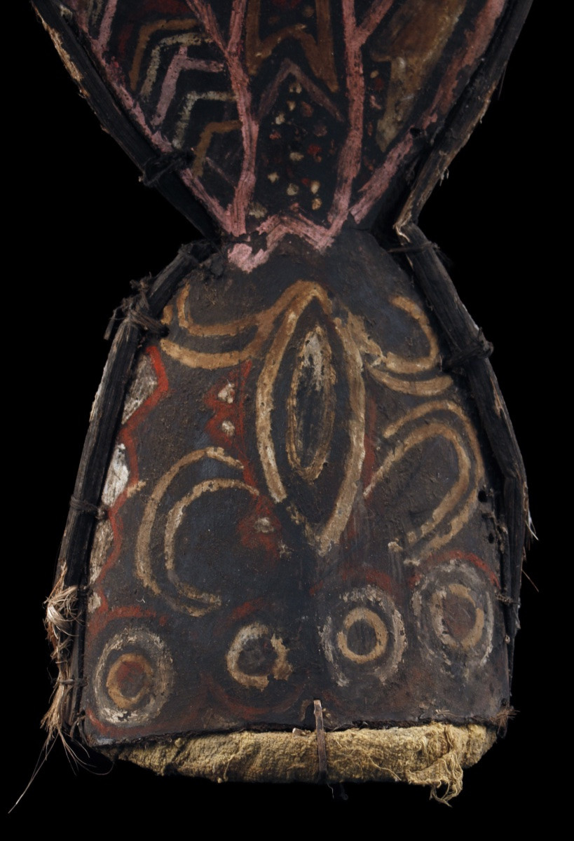 Dancing Headdress, Tribal Art, Oceanic Art, Oceania, Traditional Costume, Approx. 59 X 31 Cm-photo-4