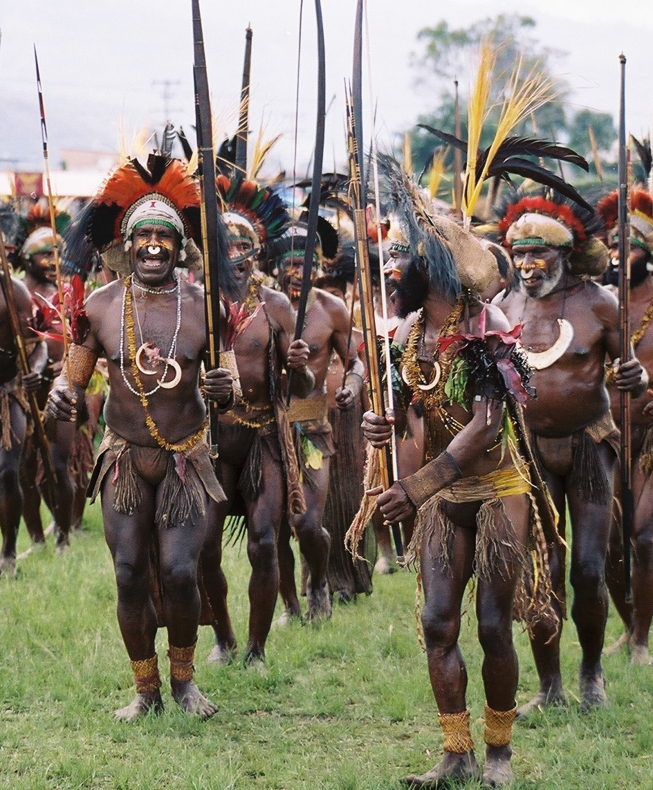 Bow And 6 Arrows, Weapons, Tribal Art, Oceanic Art, Papua New Guinea, Approx. 192 Cm-photo-8