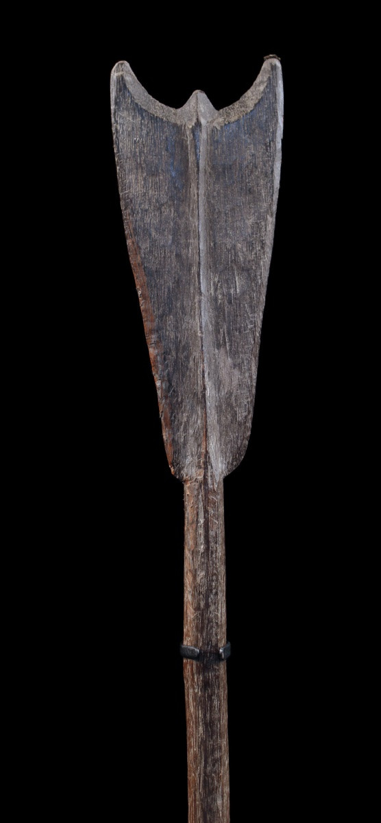 Child's Paddle From The Sepik River, Papua New Guinea, Oceanic Art, Oceania, 100 Cm-photo-2