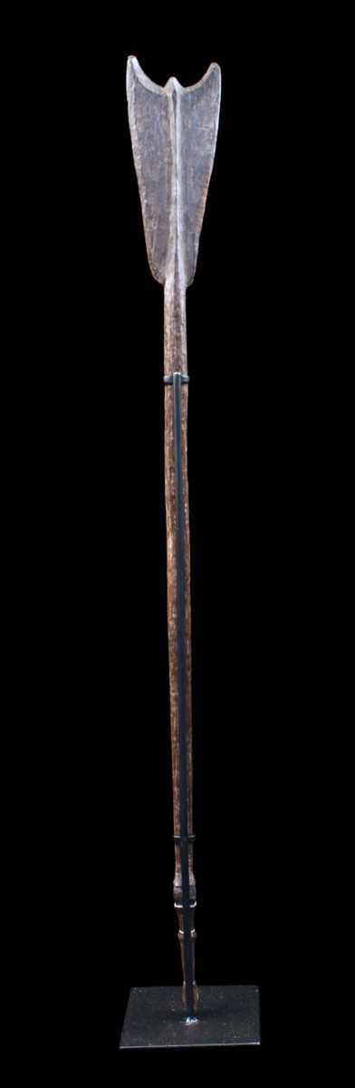 Child's Paddle From The Sepik River, Papua New Guinea, Oceanic Art, Oceania, 100 Cm-photo-3