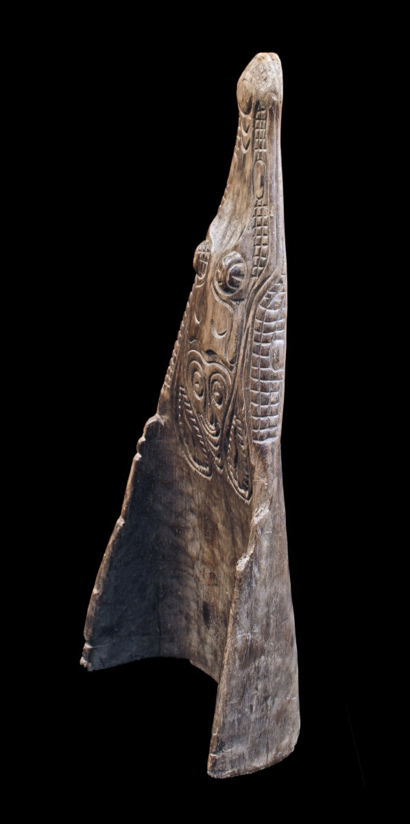 Proue De Pirogue, Papouasie Nouvelle Guinée, Océanie, Art Premier, Art Océanien, 63 cm-photo-7