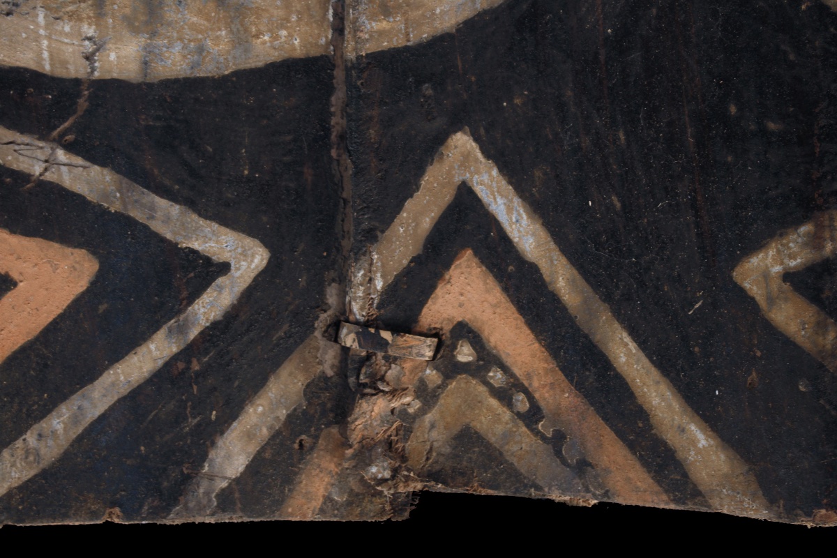 Kwoma Painted Pangal, Tribal Art, Oceanic Art, Papua New Guinea, Wahkuk Hills, 75 Cm-photo-3