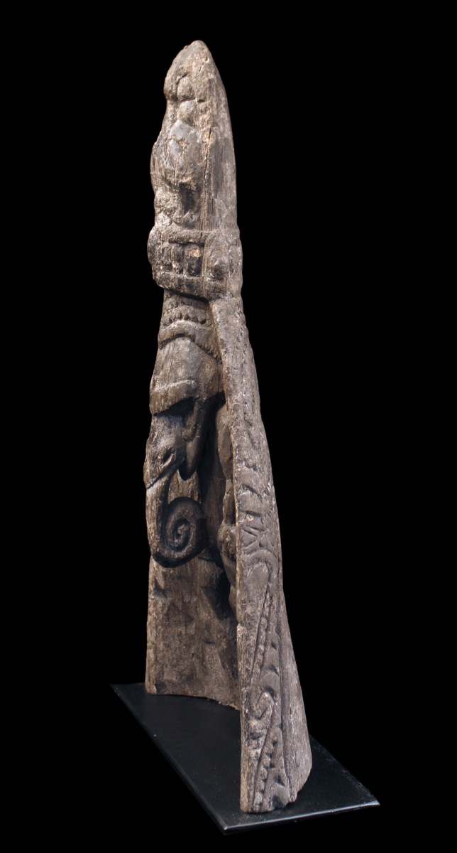 Canoe Prow, Papua New Guinea, Oceania, Primitive Art, Oceanic Art, 52 Cm-photo-6