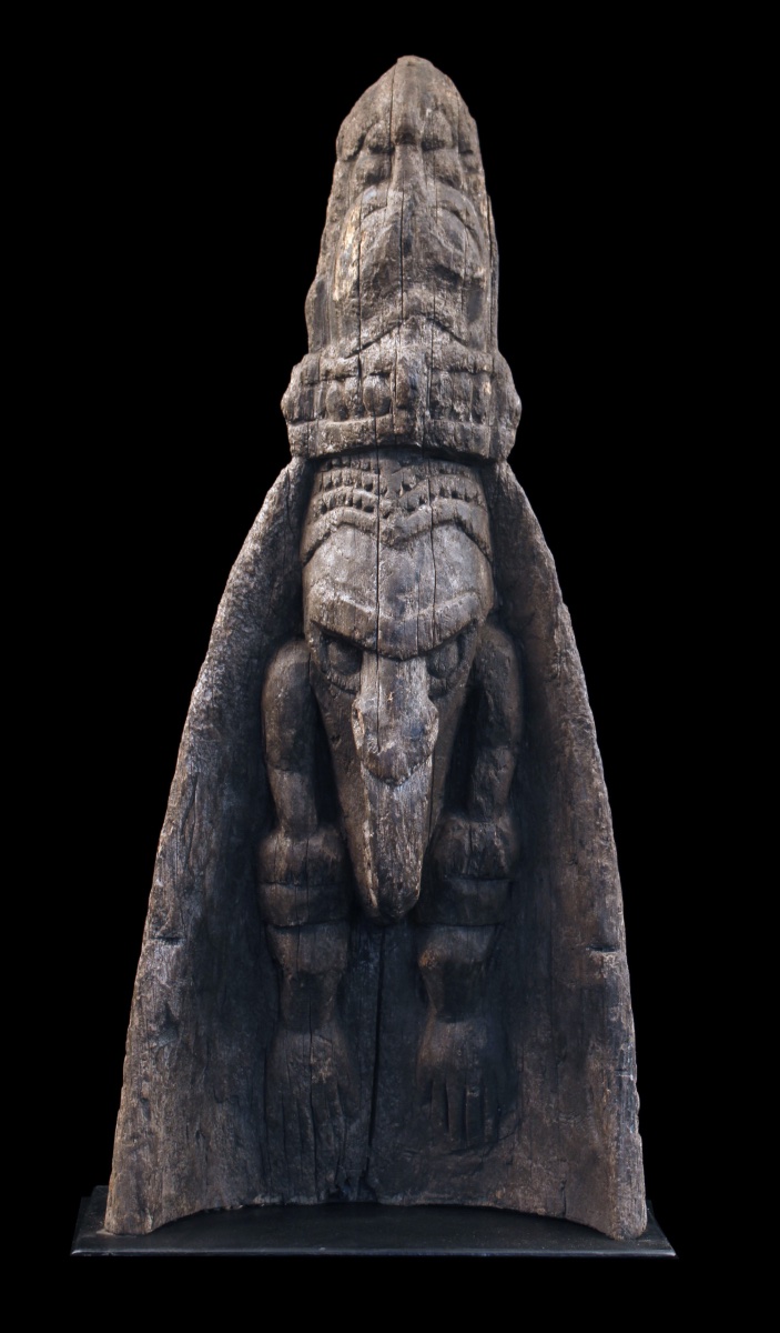 Canoe Prow, Papua New Guinea, Oceania, Primitive Art, Oceanic Art, 52 Cm