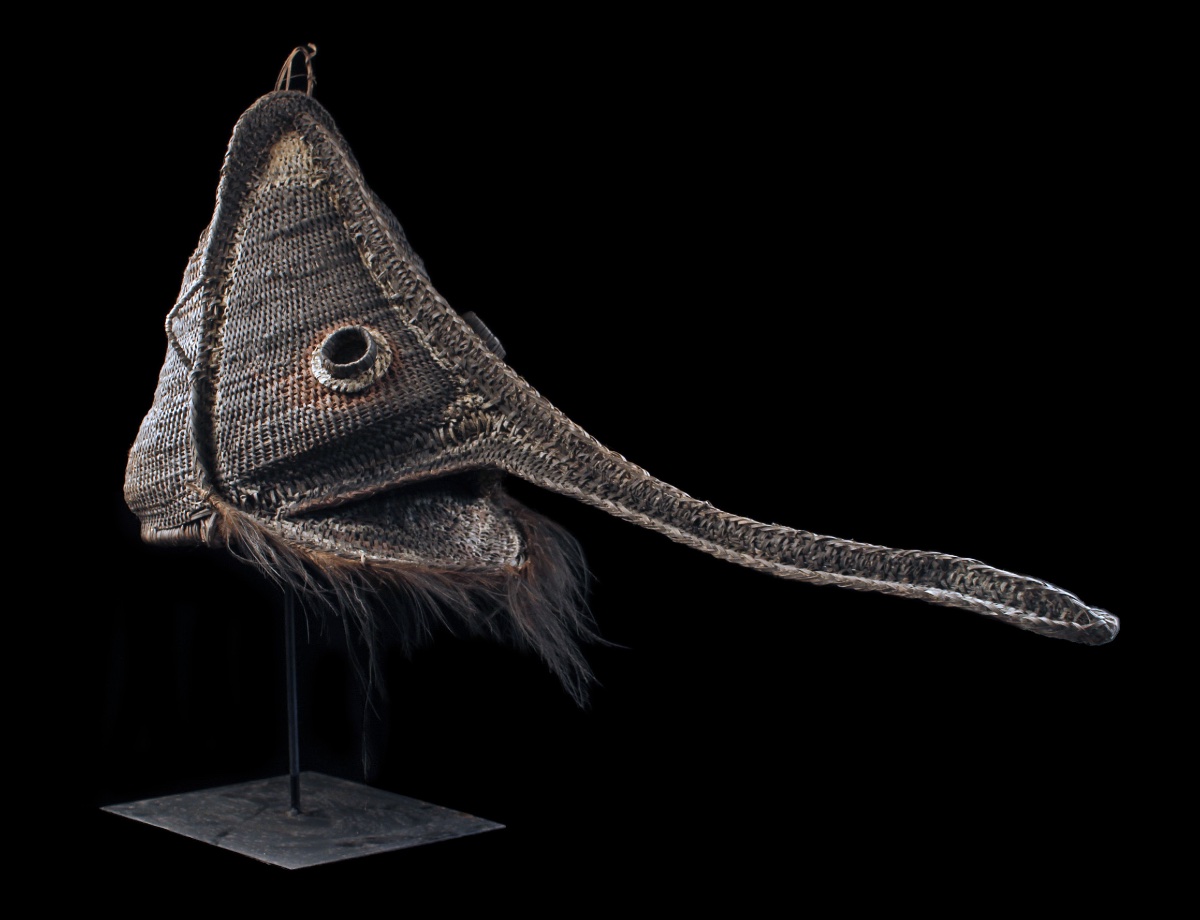 Didagur Mask, Tribal Art, Oceanic Art, Oceania, Primitive Art, 112 Cm-photo-4