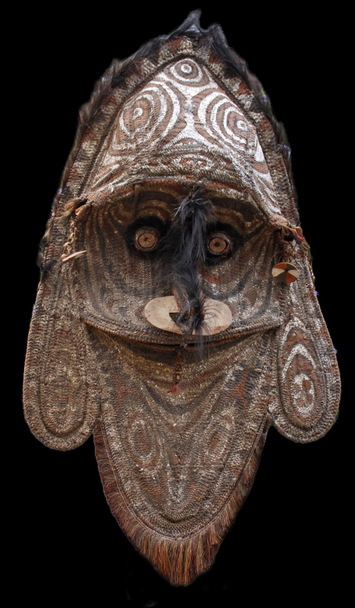 Big Gable Mask, Tribal Art, Papua New Guinea, Oceanic Art, Basketry, 200 Cm