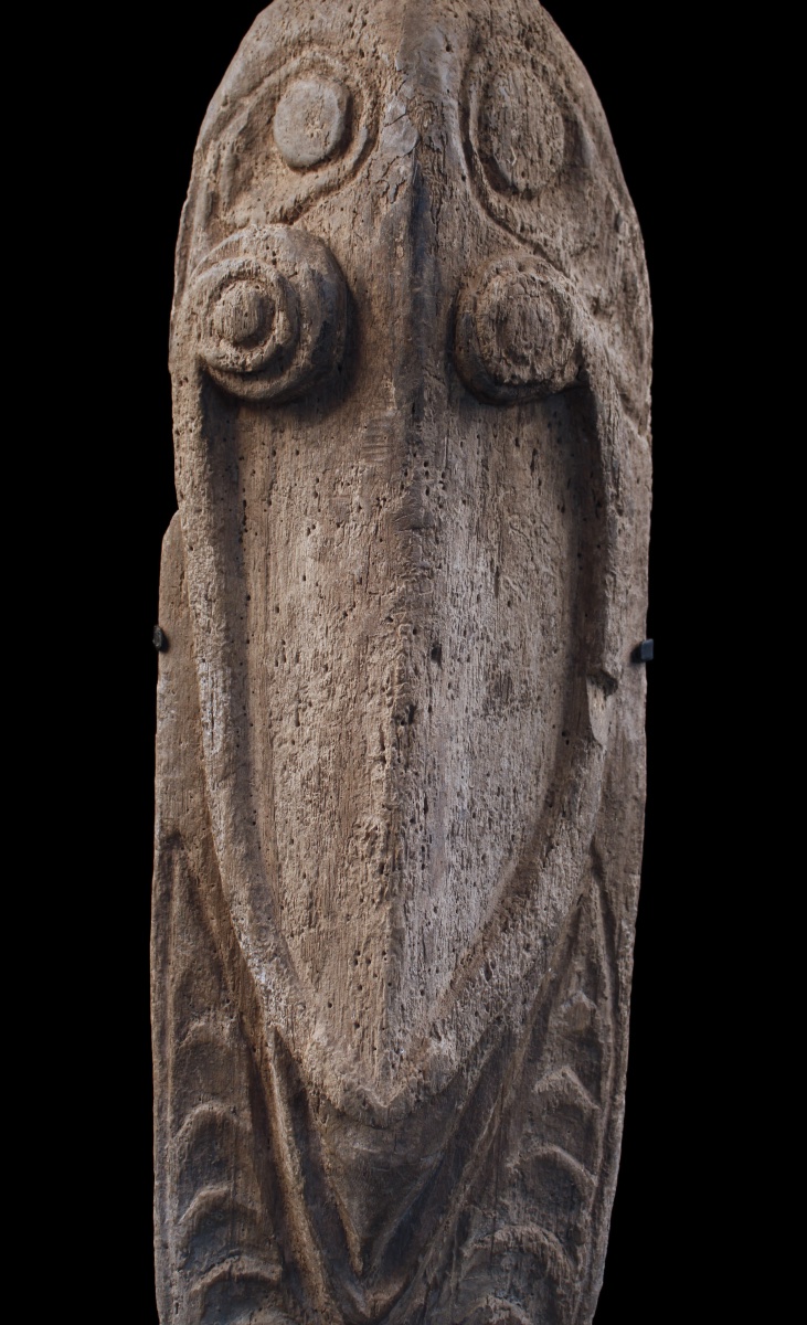 Ancestor Mask, Oceania, Primitive Art, Oceanic Art, Tribal Art, Sculpture, Oceania, 81 Cm-photo-3