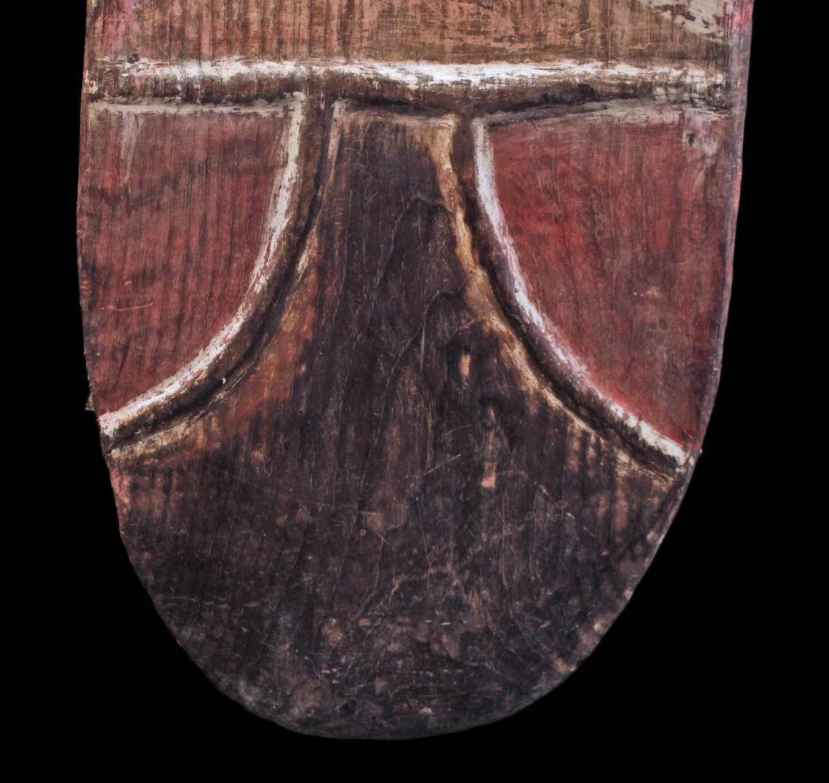 Shield, Papua New Guinea, Oceania, Primitive Art, Oceanic Art, Tribal Art, 105 Cm-photo-4