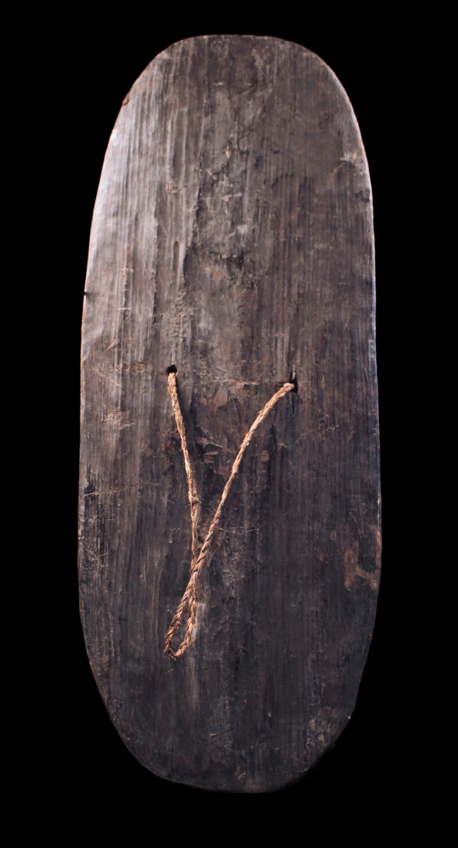 Shield, Papua New Guinea, Oceania, Primitive Art, Oceanic Art, Tribal Art, 105 Cm-photo-4