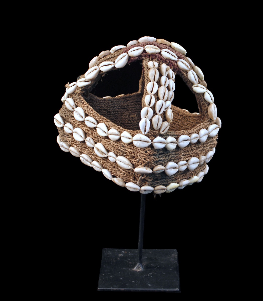 Coiffe de Danse, Art Tribal, Art Océanien, Océanie, costume traditionnel, Env. 20 x 20 x 17 cm