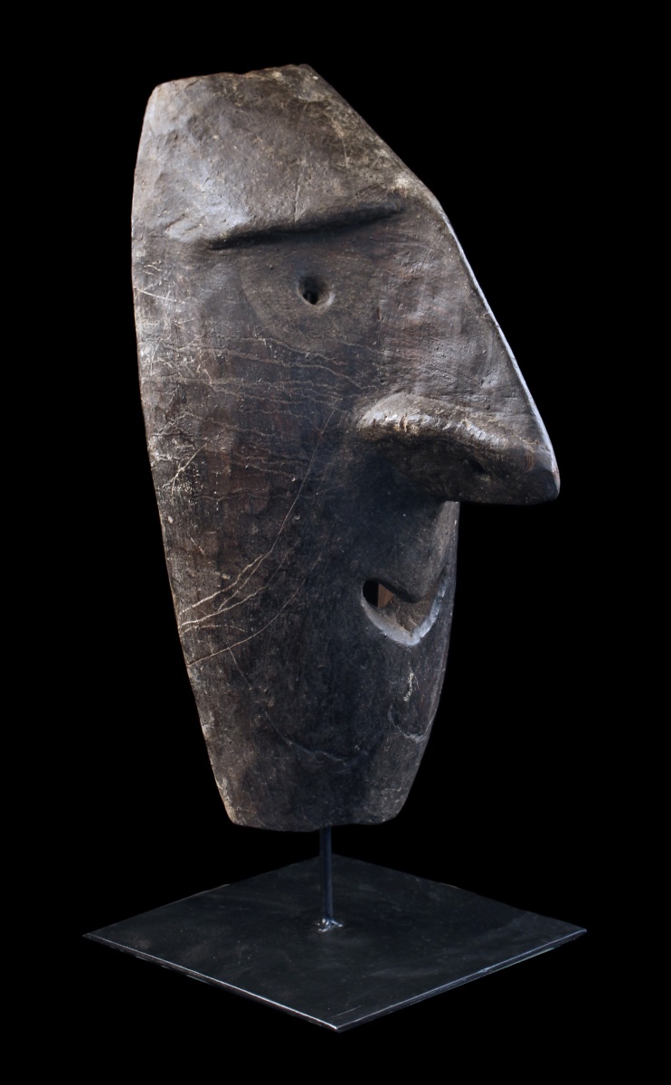 Ancestor Mask, Oceania, Primitive Art, Oceanic Art, Tribal Art, Sculpture, 51 Cm-photo-2