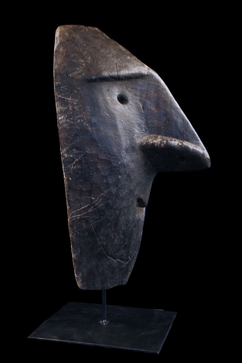 Ancestor Mask, Oceania, Primitive Art, Oceanic Art, Tribal Art, Sculpture, 51 Cm-photo-5