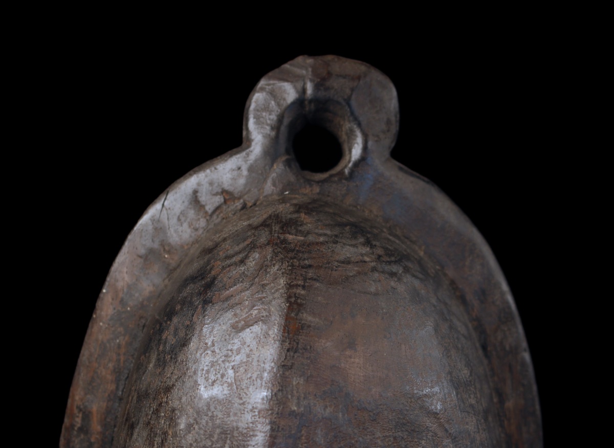 Masque d'ancêtre, Océanie, Arts Premiers, Art Océanien, Art Tribal, Sculpture bois 49 cm-photo-1