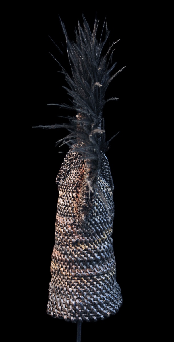 Yam Mask, Mask, Oceania, Primitive Art, Oceanic Art, Tribal Art, Basketry, 29 Cm-photo-7