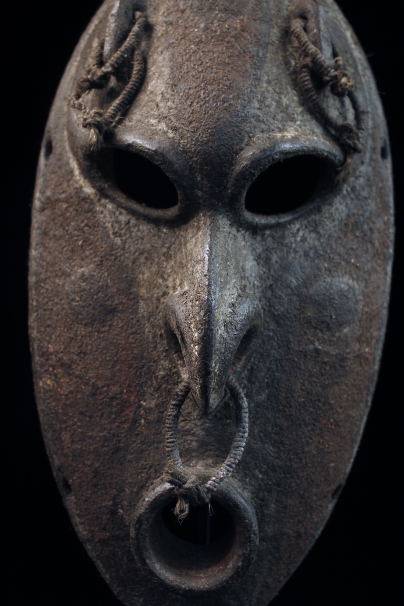 Canoe Shield Mask, Tribal Art, Oceanic Art, Papua New Guinea, 45 Cm-photo-4