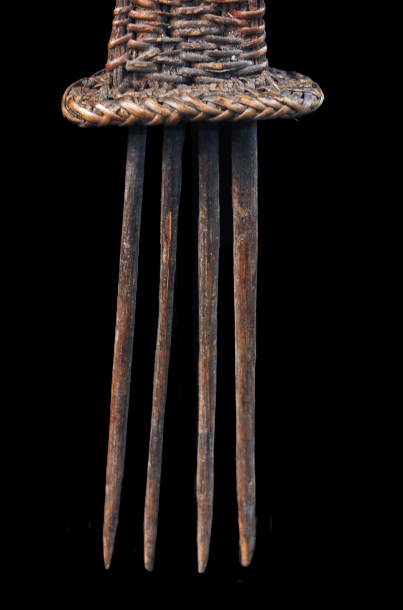 Ceremonial Comb, Traditional Ornament, Oceanic Art, Tribal Art, Oceania, 35 Cm-photo-4