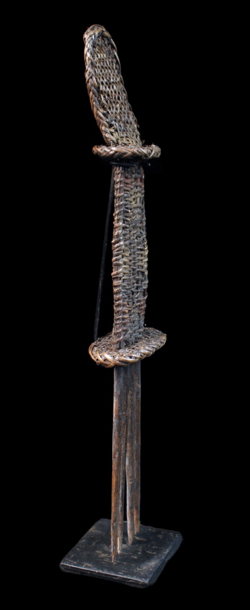 Ceremonial Comb, Traditional Ornament, Oceanic Art, Tribal Art, Oceania, 35 Cm-photo-2