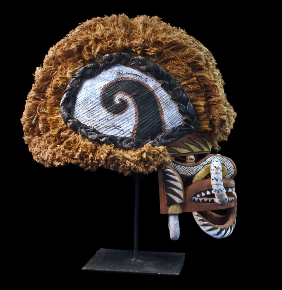 Tatanua Mask, Malagan Mask, Tabar Islands, Oceanic Art, Tribal Art, 46 X 23 X 45 Cm -photo-2
