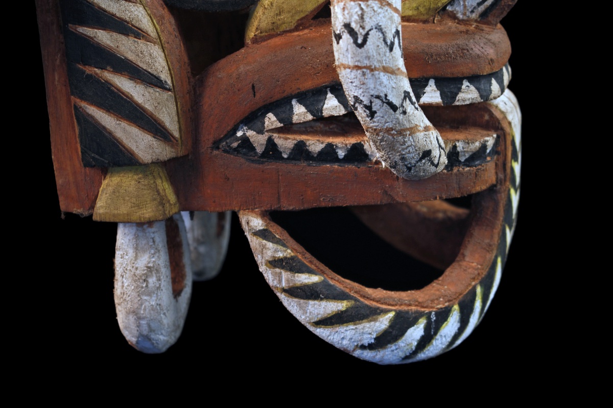 Tatanua Mask, Malagan Mask, Tabar Islands, Oceanic Art, Tribal Art, 46 X 23 X 45 Cm -photo-6