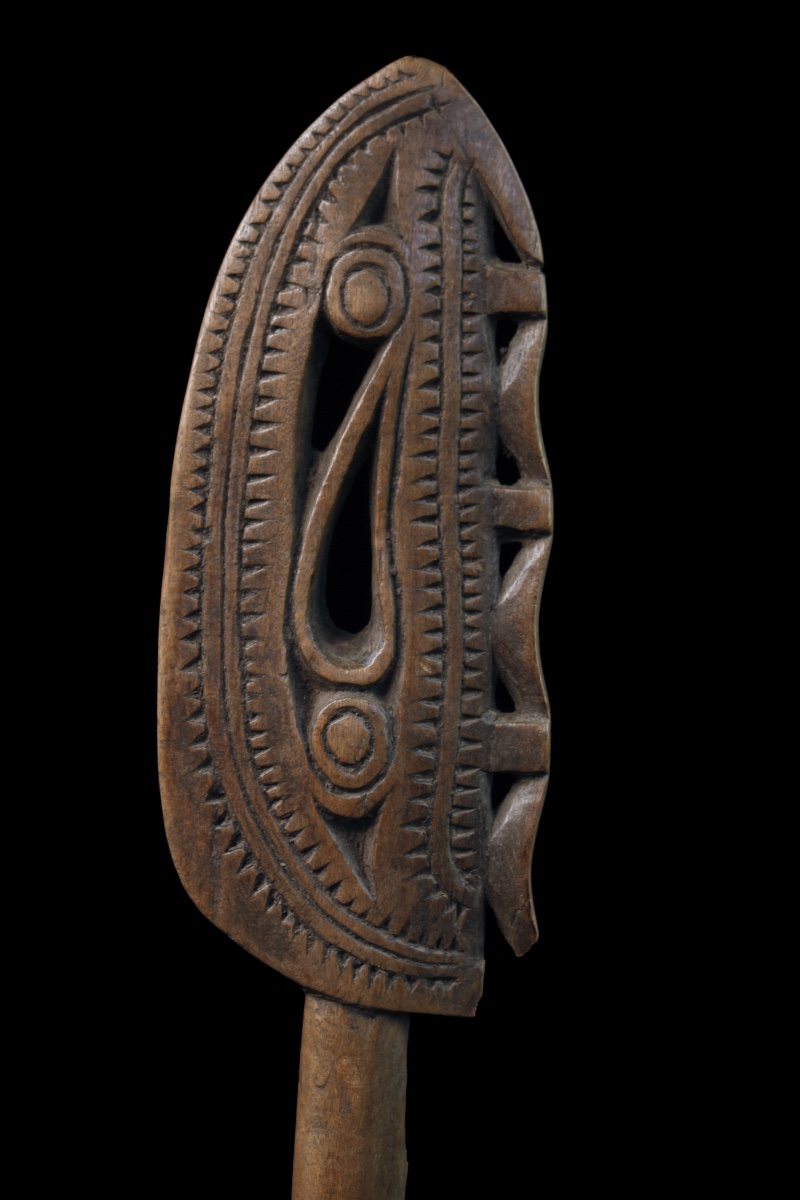 Paddle Fragment, Sepik River, Primitive Art, Oceanic Art, Tribal Art, Oceania, 51 Cm-photo-2