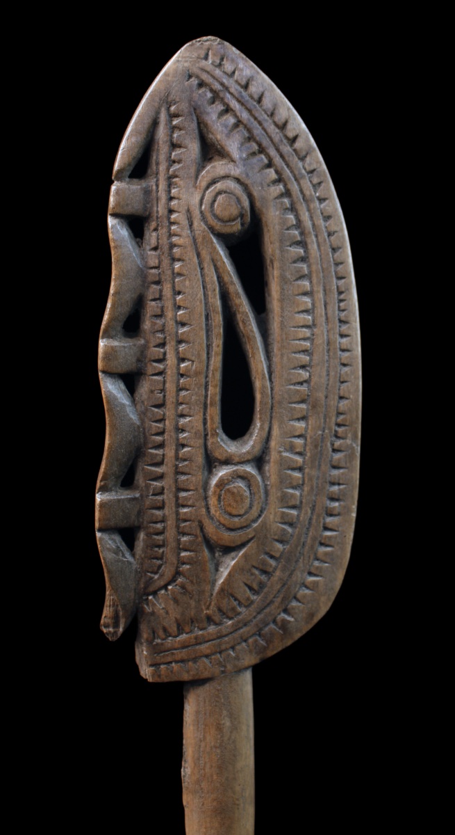 Paddle Fragment, Sepik River, Primitive Art, Oceanic Art, Tribal Art, Oceania, 51 Cm-photo-4
