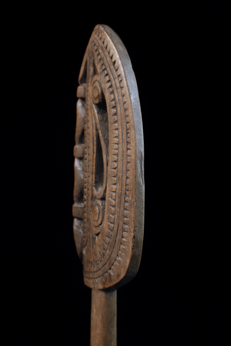 Paddle Fragment, Sepik River, Primitive Art, Oceanic Art, Tribal Art, Oceania, 51 Cm-photo-7