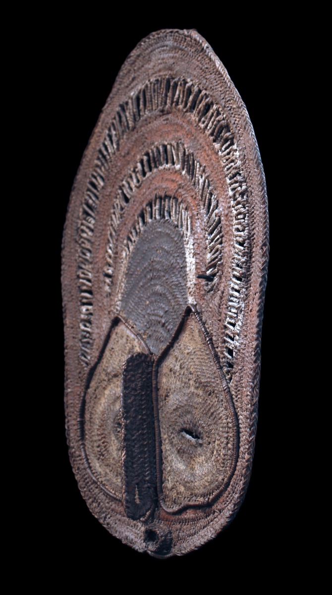 Yam Mask, Mask, Oceania, Primitive Art, Oceanic Art, Tribal Art, Basketry, 39 Cm-photo-7