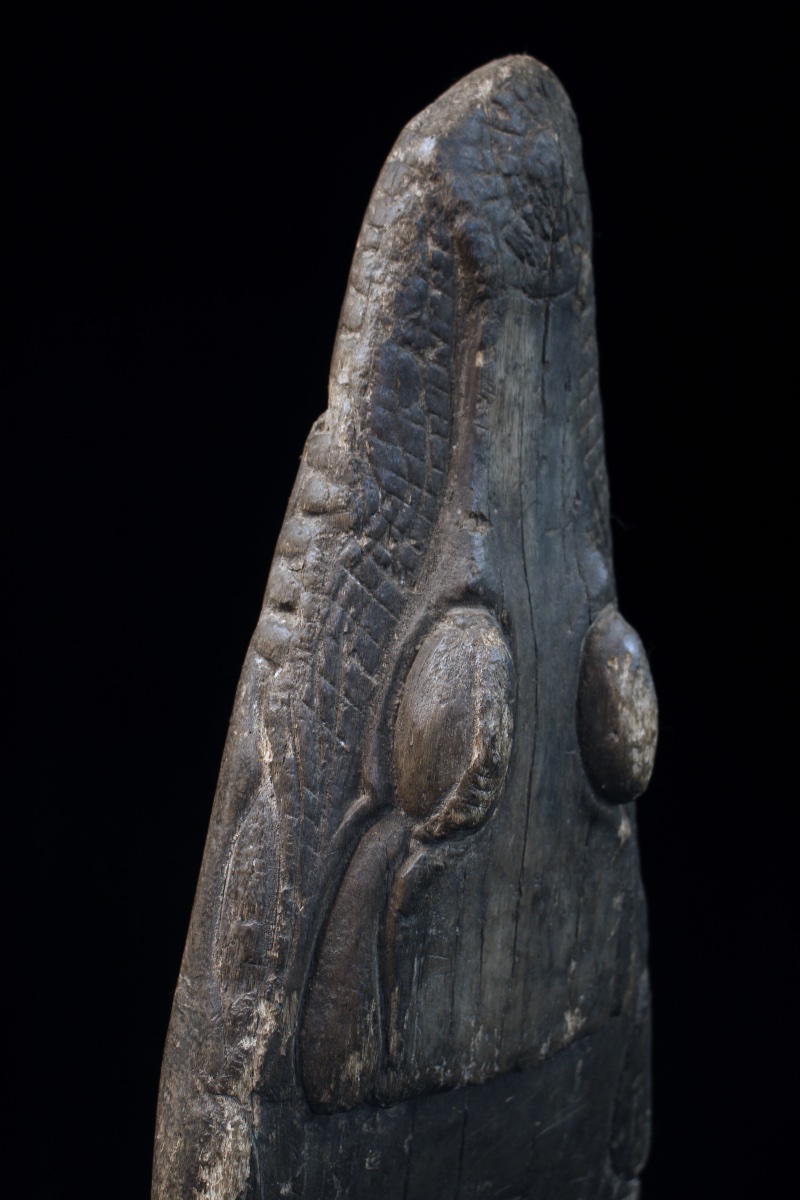 Proue de Pirogue, Papouasie Nouvelle Guinée, Océanie, Art Premier, Art Océanien, 48 cm-photo-2