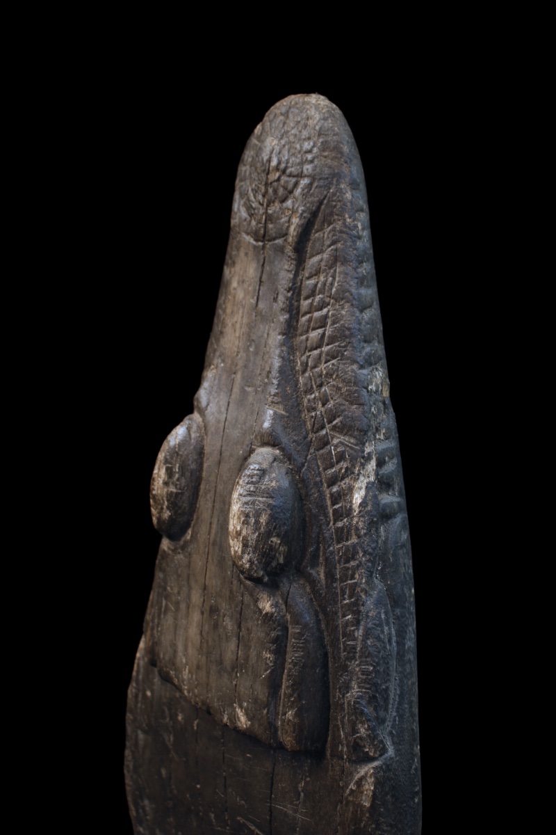 Proue de Pirogue, Papouasie Nouvelle Guinée, Océanie, Art Premier, Art Océanien, 48 cm-photo-6