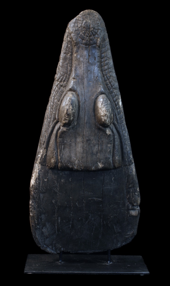 Proue de Pirogue, Papouasie Nouvelle Guinée, Océanie, Art Premier, Art Océanien, 48 cm