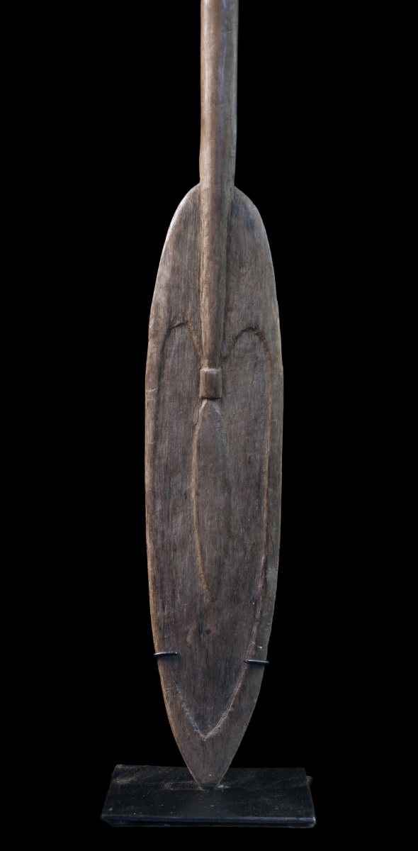 Pagaie d'enfant, Papouasie Nouvelle Guinée, Art Océanien, Océanie, art du Pacifique, 113 cm-photo-3