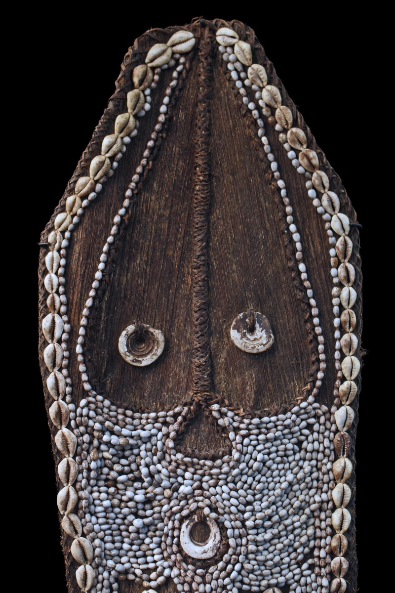 Body Art, Tribal Art, Oceanic Art, Pacific Art, Papuan Art, Approx. 93 Cm.-photo-2