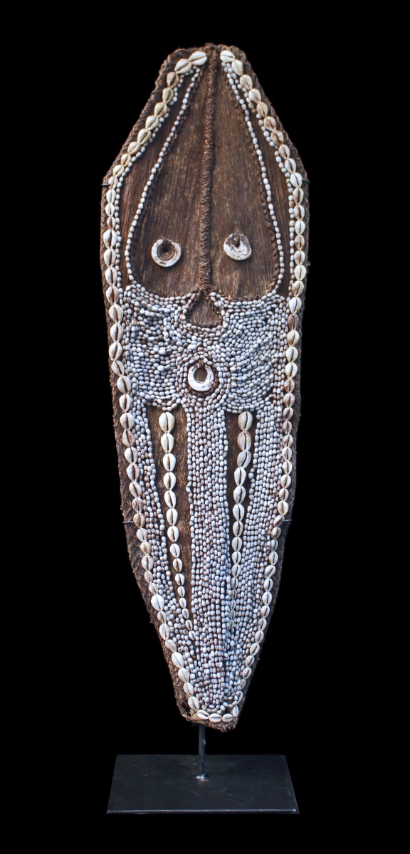 Body Art, Tribal Art, Oceanic Art, Pacific Art, Papuan Art, Approx. 93 Cm.
