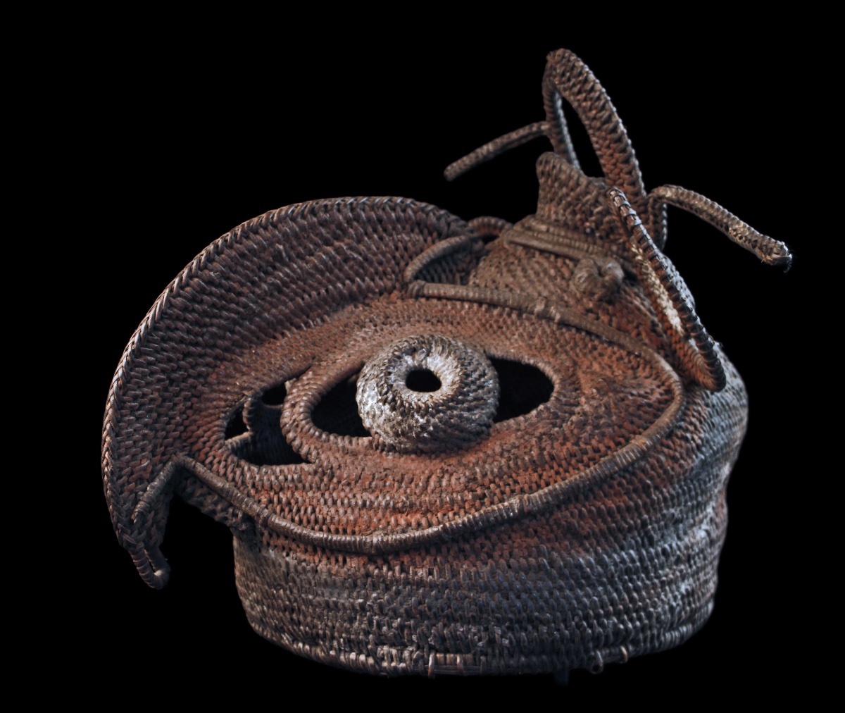 Baba Tagwa Mask, Helmet Mask, Oceanic Art, Oceania, Woven Basketry, 33 X 24 X 35 Cm-photo-6