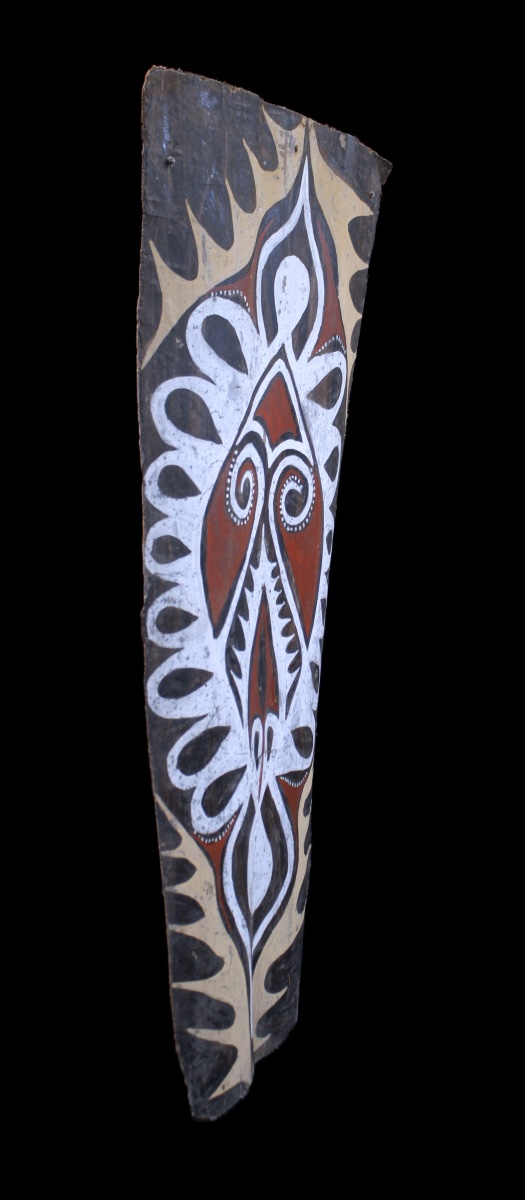 Ecorce Peinte, Art Premier, Art Océanien, Art Tribal, peinture sur écorce, 92 cm-photo-3