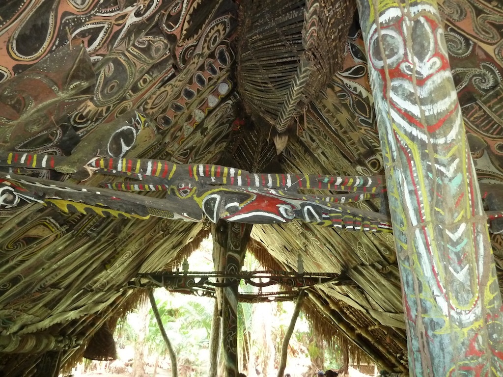 Ecorce Peinte, Art Premier, Art Océanien, Art Tribal, peinture sur écorce, 92 cm-photo-4