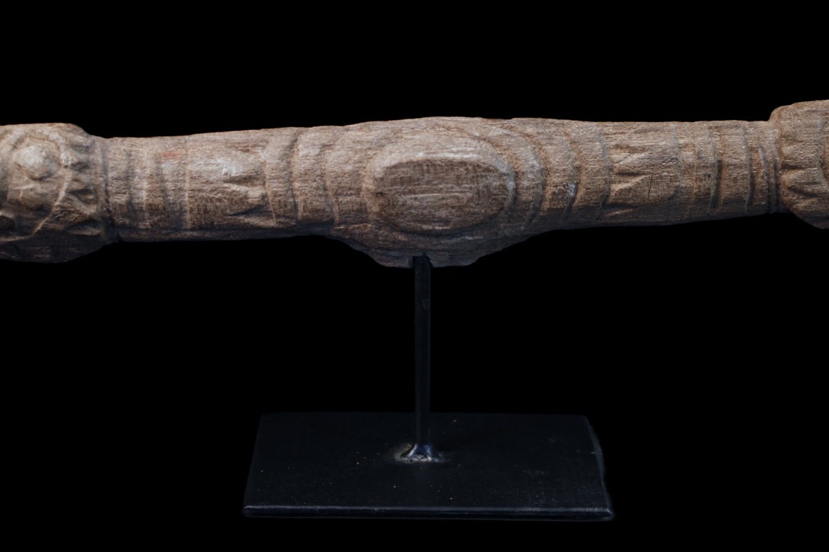 Fragment de tambour à main, Fleuve Sépik, Art Premier, Art Océanien, art tribal, Océanie, 66 cm-photo-4