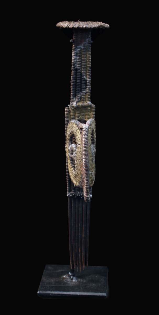 Ceremonial Comb, Traditional Ornament, Oceanic Art, Tribal Art, Oceania, 21 Cm-photo-3