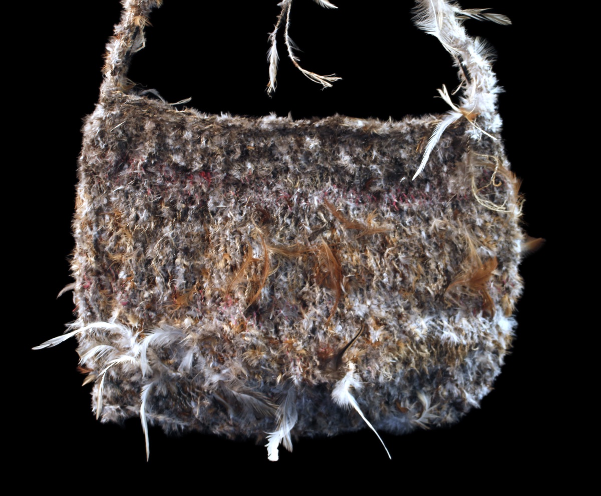 Wedding Bilum, Tribal Art, Traditional Bag, Oceanic Art, Costume, 58 X 42 Cm-photo-6