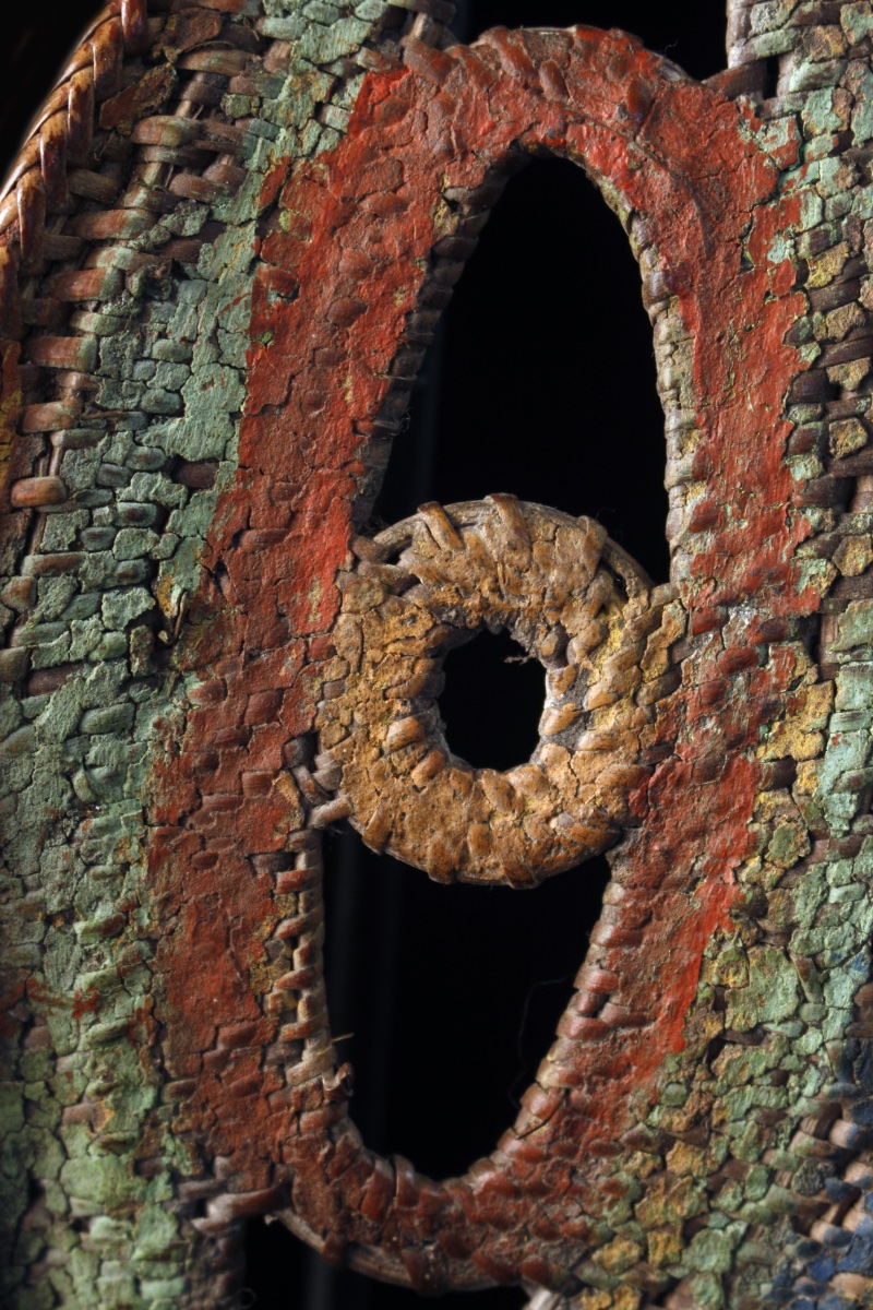 Masque à Igname, Masque, Océanie, Art Premier, Art Océanien, Art Tribal, Vannerie, 46 cm-photo-7