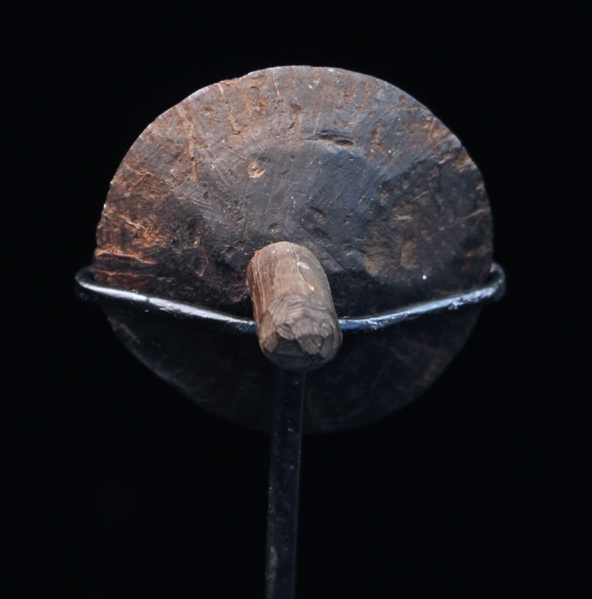 Set Of 3 Ritual Spinning Tops, Oceanic Art, Tribal Art, Oceania, Papua New Guinea-photo-4