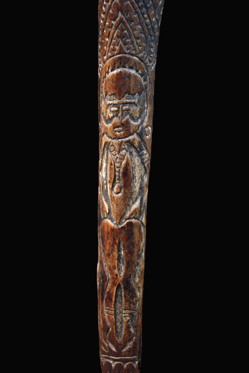 Cassowary Bone Dagger, Papua New Guinea, Oceania, Primitive Art, Oceanic Art, 31 Cm-photo-3