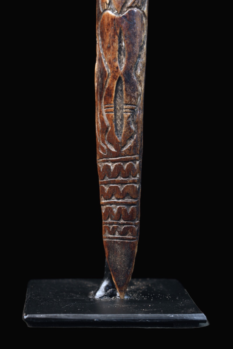 Cassowary Bone Dagger, Papua New Guinea, Oceania, Primitive Art, Oceanic Art, 31 Cm-photo-4