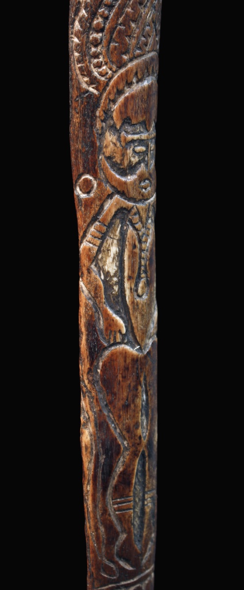 Cassowary Bone Dagger, Papua New Guinea, Oceania, Primitive Art, Oceanic Art, 31 Cm-photo-2
