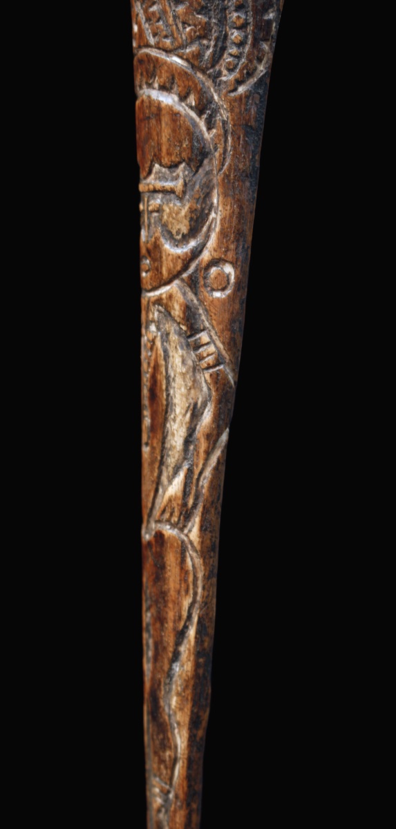 Cassowary Bone Dagger, Papua New Guinea, Oceania, Primitive Art, Oceanic Art, 31 Cm-photo-6