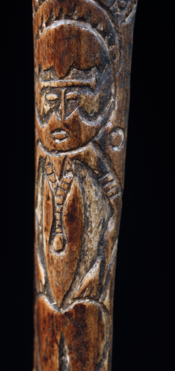 Cassowary Bone Dagger, Papua New Guinea, Oceania, Primitive Art, Oceanic Art, 31 Cm-photo-7