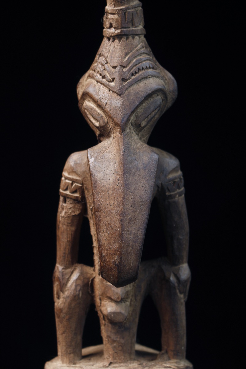 Statuette d'ancêtre, art océanien, art tribal, Papouasie Nouvelle Guinée, Océanie, 29 cm-photo-2