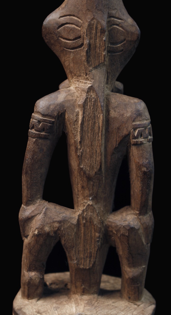 Statuette d'ancêtre, art océanien, art tribal, Papouasie Nouvelle Guinée, Océanie, 29 cm-photo-4