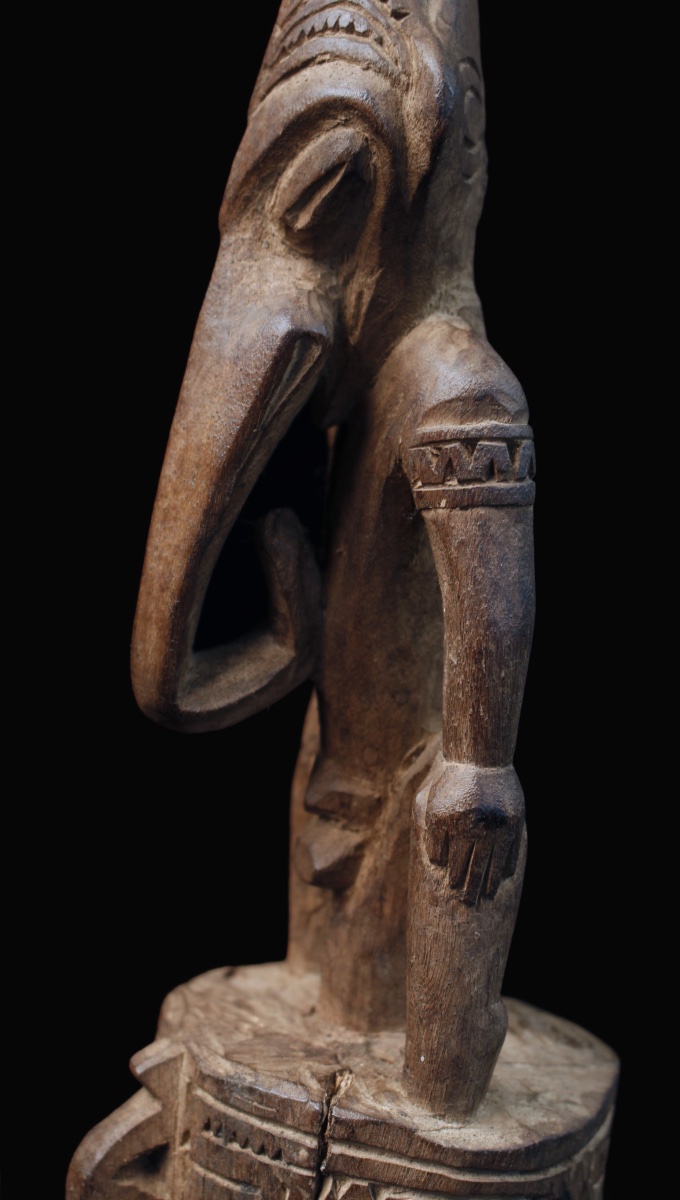 Statuette d'ancêtre, art océanien, art tribal, Papouasie Nouvelle Guinée, Océanie, 29 cm-photo-5
