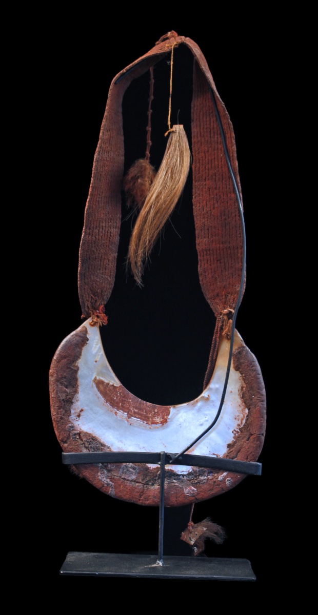 Ornement Corporel Kina, collier, Art Tribal, Art Océanien, Papouasie Nouvelle Guinée, 44 cm-photo-4